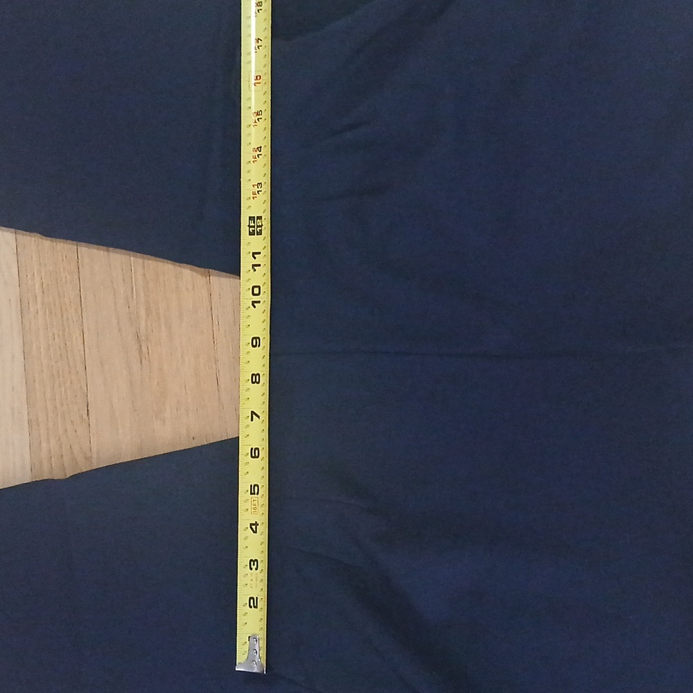 PANTS BY JM COLLECTION DARK BLUE SIZE 14 - Picture 7 of 12